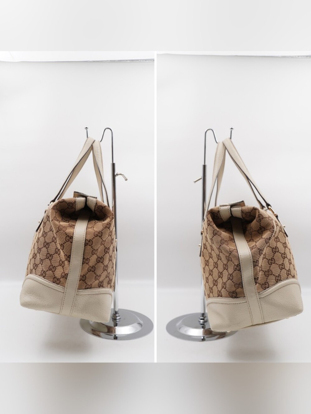 CJ62 ❤️ Gucci GG Canvas Treasure Boston bag - Picture 6 of 13